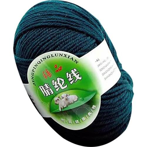 50g Chunky Wool Roving Scarf Knit Wool Yarn Thickness Warm Hat Household Hand-knitted Cotton Yarns DIY CLothes sewing supplies