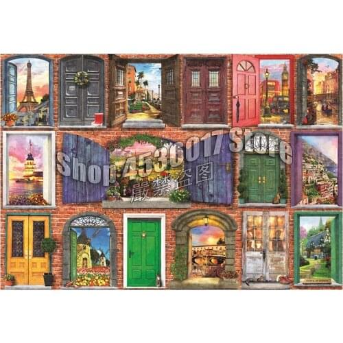 Diamond Mosaic Doors Of Europe Full 5D Diy Diamond Painting City landscape Diamond Embroidery Home Decoration Cross Stitch Kit