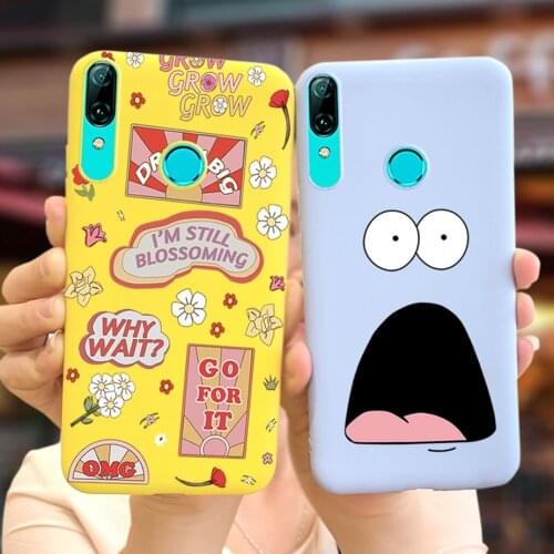 For Huwei P Smart 2019 Case Cute Cartoon Cover For Huawei PSmart 2019 POT-LX1 Shockproof Fudnas PSmart2019 Soft Slim Phone Cases