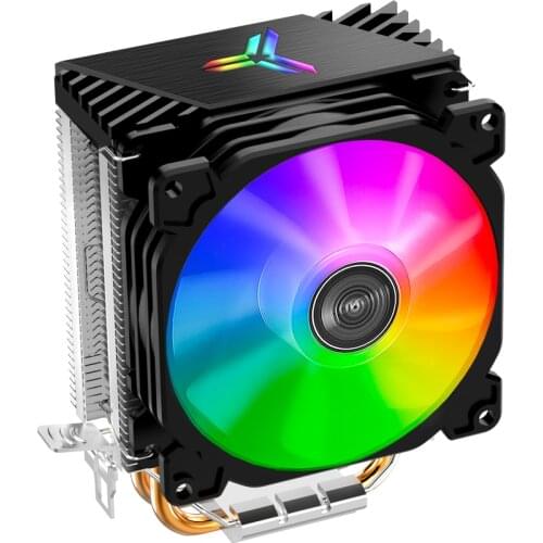 Jonsbo Colorful LED CPU Cooler 2 Heat Pipes For Intel 1200 1150 1151 AMD Silent Computer Processor Cooling Heat Sink Radiator