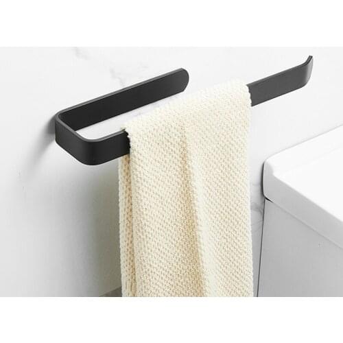 Toilet Paper Holder Tissue Roll Holder Hanger Matte Black Bathroom Accessories 304 Stainless Steel Wall Mount WC Paper Holder
