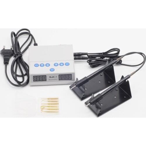Dental Lab Electric Waxer Carving Knife Machine Double Pen & 6 Wax Tips For Dental Lab Equipment