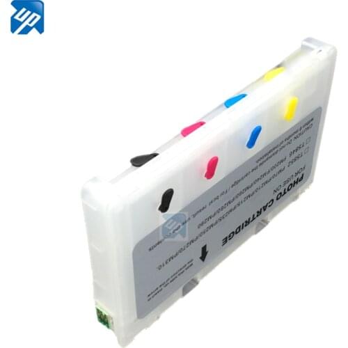 T5846 Refillable ink cartridge for Epson PictureMate 200 pm240 pm260 pm280 pm290 PM 225 pm300 printer with auto reset chip