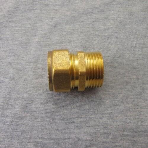 Compression Fitting Straight Nipple for PEX Pipe R1216 to Male BSP 1/2" Nipple