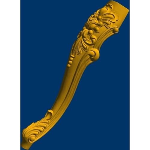 New 3D model STL long table legs relief STL format CNC Furniture Leg 100