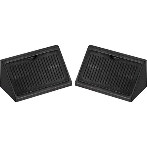 10 20 40 Pieces 20x40 Black Thick Plastic Nylon PVC Furniture Cabinet Corner Bracket Board Holder with 2 holes