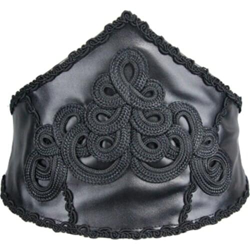 Devil Fashion Womens Corset Belt Black Cross Ties Adjusted Waist Belt Slim Fit Clothes Accessory AS038