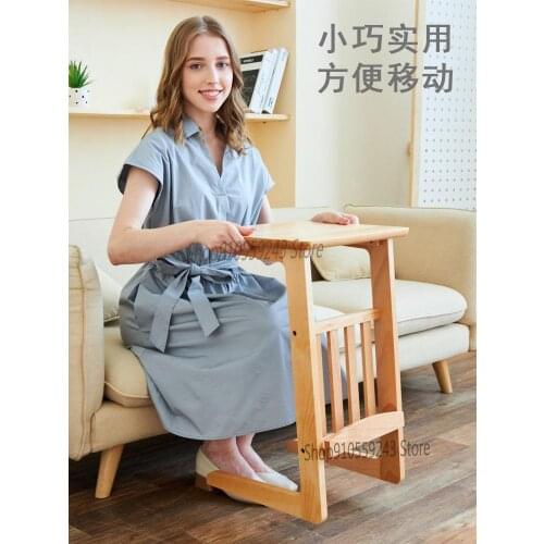Sofa Side Table Modern Minimalist Creative Small Coffee Table Multifunctional Solid Wood Lazy Side A Few Corners Bedroom Bedside