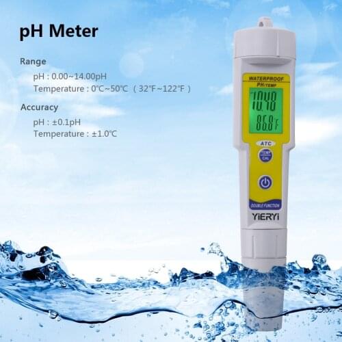 Professional Mini Pen-Type Water Quality Analysis Device High PH Meter Automatic Correction Waterproof Acidity Meter ph-618