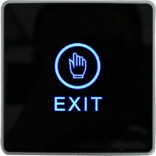Push Press Exit Button Door Eixt Release Button for Access Control System for Home Security Protection with LED Indicator