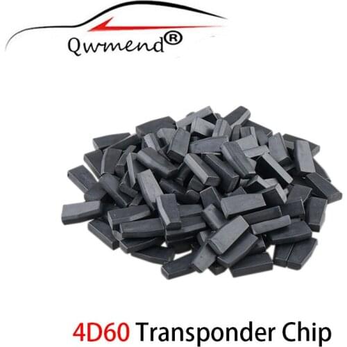 QWMEND Smart Car Key Chip 4D60 Transponder ID60 Chip for Ford Fiesta Connect Focus Mondeo Ka Carbon Blank 4D60 Chip