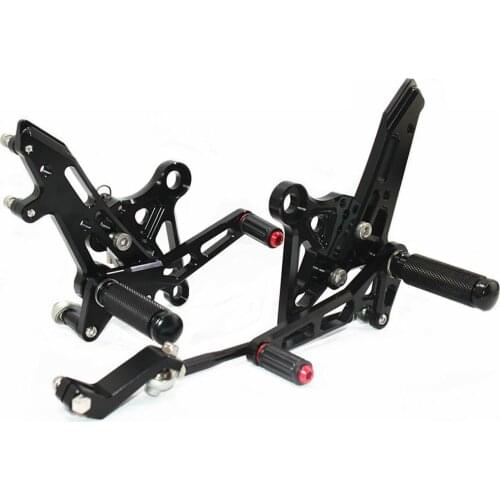 For Honda GROM MSX125 2013 2014 2015 CNC Adjustable Footrests Foot Pegs Rider Rearsets Foot Rest Pedal