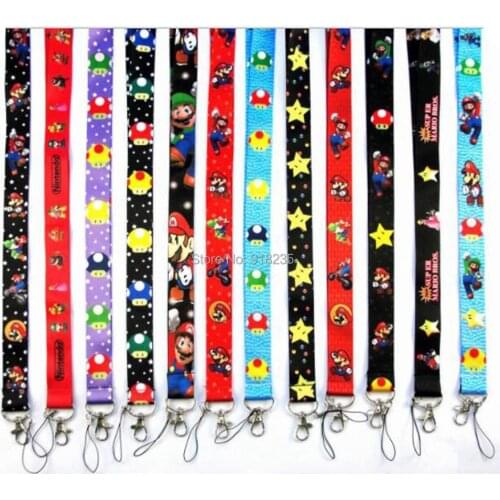 20/Lot Star Princess Lanyard Key Card ID Neck Straps Gifts Toys W