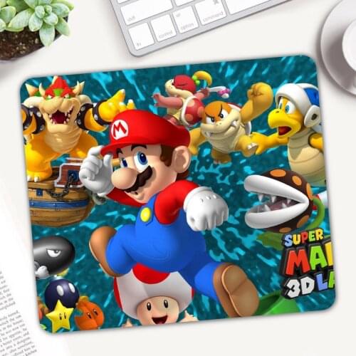 Super Marios Rubber Pc Computer Gaming Mousepad Game Mouse Pad Keyboards Mice Mat Mouse Pad Office Decoration Carpet MousePad