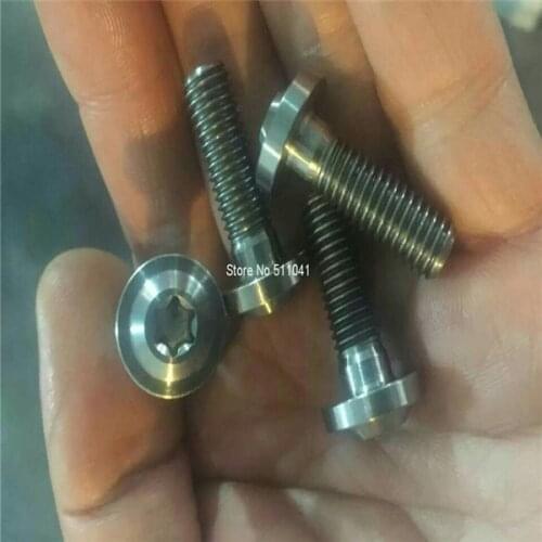 Gr5 titanium bolts in Black and with torx head FOR CAR .M6*45,100pcs wholesale price,free shipping