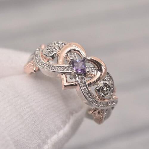 MENGYI Trendy Unique Female Finger Ring Infinity 9 2 5 Color Ring Endless Love Symbol Promise Fashion For Women jewelry