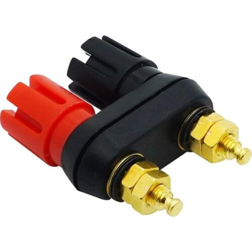 Speaker banana plug BINDING POST terminal connector banana socket Dual Female Banana Plug for Speaker Amplifier 1pc