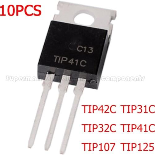 10PCS TIP42C TIP32C TIP107 TIP125 TIP31C TIP41C TIP Series new and original IC