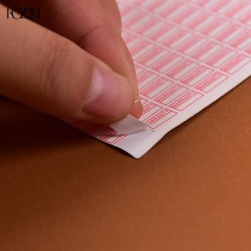 1000pcs/pack Warranty Void If Removed Sticker Security Seal Red Color Rectangle Shape Fragile Label Size 10mm*5mm