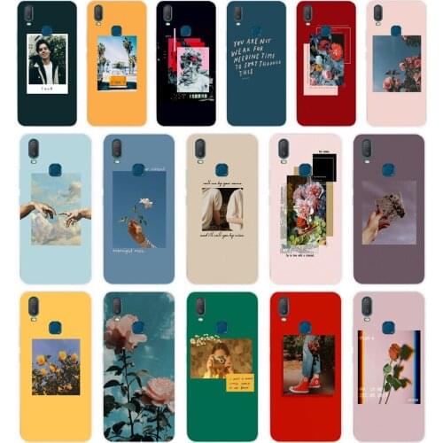 335FG Lock Screen Aesthetic gift Soft Silicone Tpu Cover phone Case for VIVO Y3 Y11 Y12 Y15 Y17 Neo Pro Case