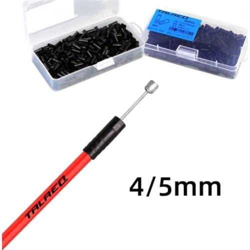 500 PCS Mountain Road Bike Bicycle Brake Gear Outer Cable End Caps Tips Crimps Shift Cable Wire Tip End Cap Housing