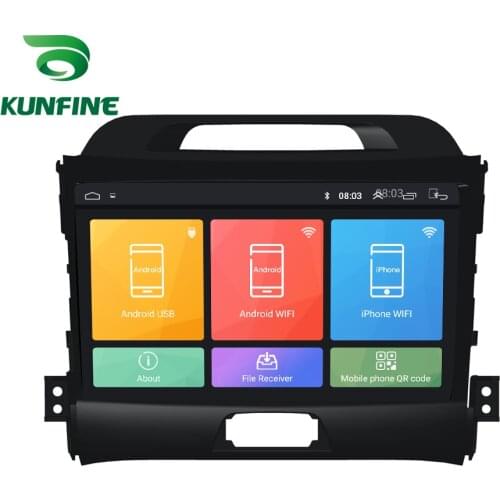 Octa Core Android 10.0 Car DVD GPS Navigation Player Deckless Car Stereo for KIA SPORTAGE R 2011 2012 2013 2014 2015 Radio