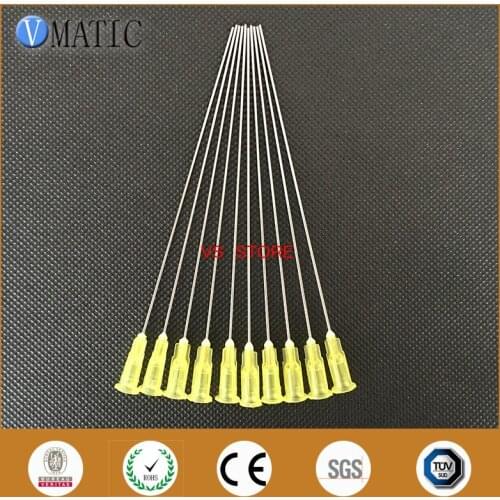 Free Shipping 20G Blunt Tip Needle Fill 10cm Long Liquid Dispenser Adhesive Glue Ink Refilling 100mm Length Dispensing Needles