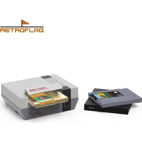 Retroflag NESPi 4 CASE Cartridge for Raspberry NESPi 4/Windows/Mac OS/Linux Cartridge Hard Drive Enclosure