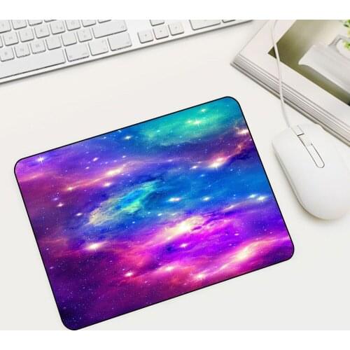 One Generation Star Sky Small Mouse Pad Notebook PC Gamer Keyboard Office Gaming Accessories Gaming Mouse Pad Desk Mat