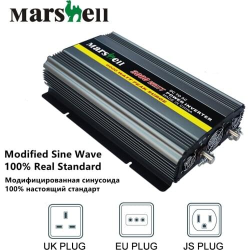 MSI3000 Power Inverter USB Interface Max 6000W Peak Power DC to AC 220V Modified Sine Wave Convertidor for Household Appliances