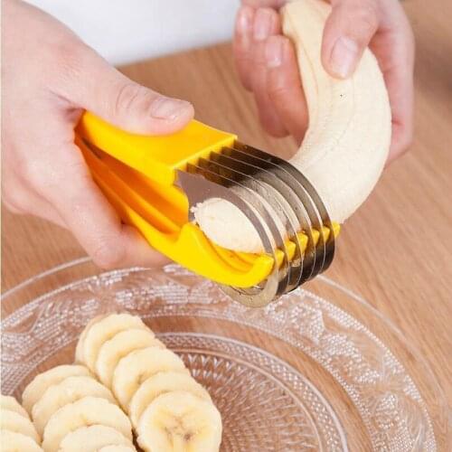 Kitchen Gadgets Vegetable Peeler Salad Slice Banana Slicer Chopper Fruit Cutter Cucumber Knife Household Kitchen Tool