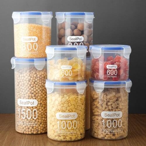 Wholesale High Quality Customized Square Type Eco Friendly Dry Food Storage Containers