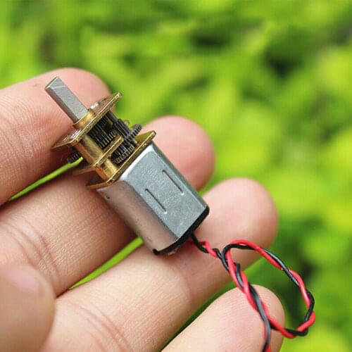 Micro N20 Gear Motor DC 3V 3.7V 6V 9V 36-108RPM Slow Speed Miniature Precision Full Metal Gear Reducer Box For Robot 24mm*12mm