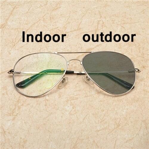 Transition Sunglasses Photochromic Progressive Reading Glasses Men Multifocal Points for Reader Near Far sight Diopter NX