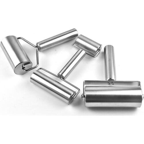 Stainless Steel Rolling Pin Pastry Pizza Baker Roller Metal Kitchen Tool For Baking Dough Pizza Cookies Cooking Tool Supplies