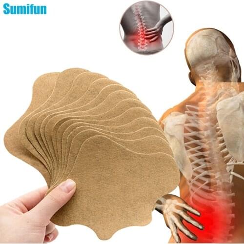 Sumifun 20pcs Lumbar Spine Plaster Wormwood Extract Analgesic Plaster Arthritis Cervical Joint Aches Knee Herbal Stickers D4597