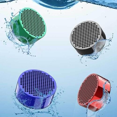 Portable Subwoofer Bluetooth Shower Speaker IPX7 Waterproof Anti-Damage,Built-in Mic