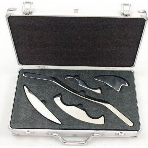 Myofascial relaxation knife physiotherapy massager tool stainless steel scraper