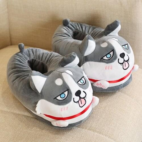 One Size Cute Comfortable Husky Anti Slip Indoor Home Winter Cotton Couple Mop