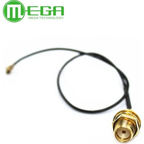 10PCS/LOT Extension Cord RF Connector RP SMA Jack FeMale Pin to ufl./ IPX IPEX Adapter 1.13mm Pigtail Cable