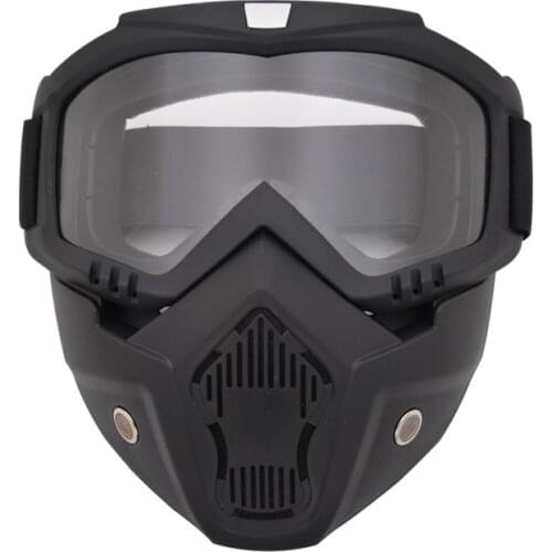 Explosion Proof Paintball CS War Game Eyewear with Removable Mask Army Military Tactical Goggles Men Airsoft Shooting Glasses