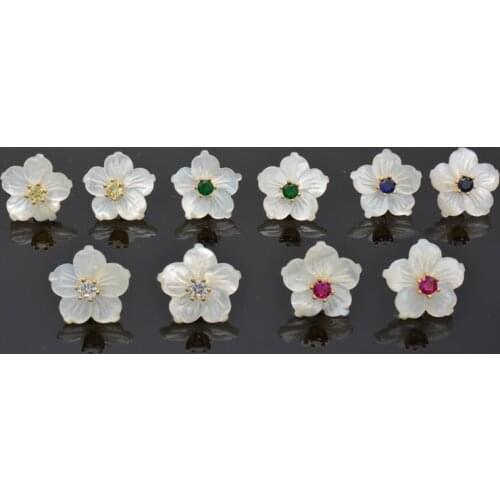 925 Silver Lightweight And Lovely Micro-Flower-Shaped Zircon Earrings Japanese And Korean Simple Style Ladies Accessories
