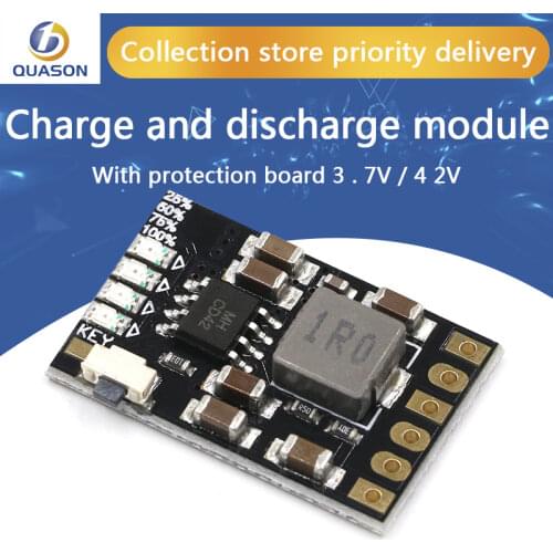 2A 5V Charge Discharge Integrated 3.7V 4.2V Lithium Battery Boost Mobile Power Protection Diy Electronic PCB Board Module