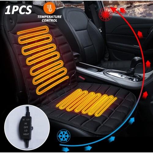 Car Heated Seat Cover Cushion Hot Warmer 12V Heating Warmer Pad Cover Perfect for Cold Weather and Winter Driving Drop Shipping