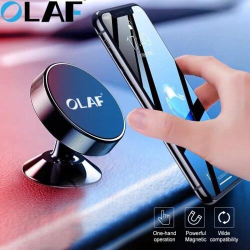 OLAF Universal Magnetic Car Phone Holder Stand in Car For iPhone Samsung Magnet Air Vent Mount Cell Mobile Phone Support GPS