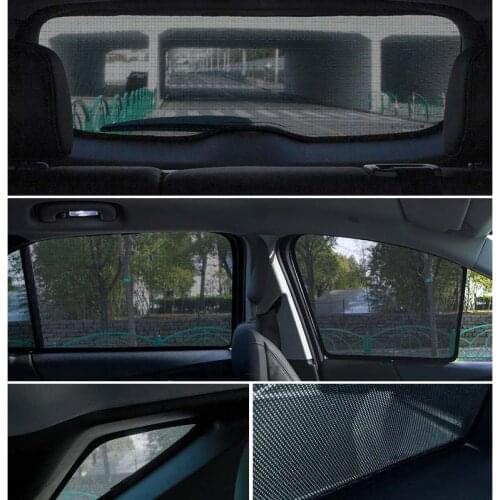 For Toyota Prius 30 20 50 Magnetic Car Sun shade Mesh Sunshade Side Window Sun Visor Insulation For Toyota prius xw30 2009-2015