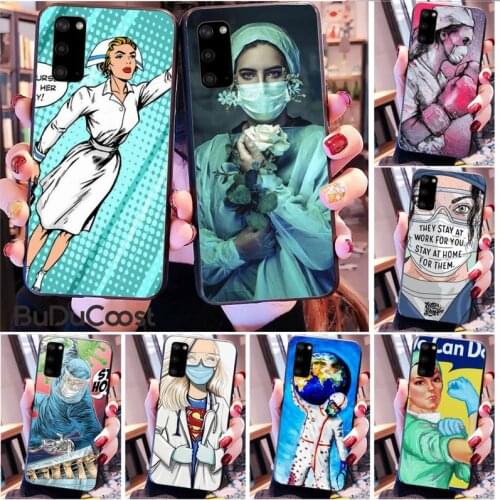 Hrmes Nurse doctors medicina and Health bumper Phone Case for Samsung S20 plus Ultra S6 S7 edge S8 S9 plus S10 5G