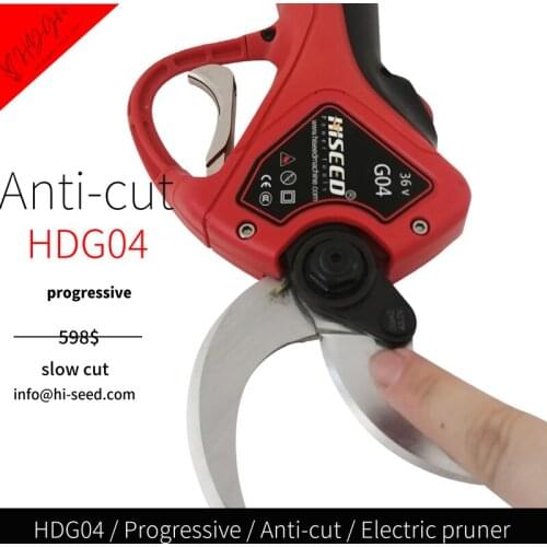HISEED Tools Lemon Tree Branches Cutting Electric Pruning Shears 43.2v battery tree pruner