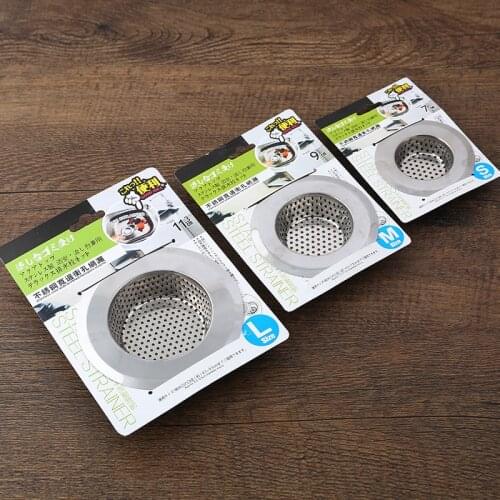 Stainless Steel Sink Filter Colanders Strainers Sewer Kitchen Sink Strainer Kitchen Appliances Sewer Sink Filter Bathroom