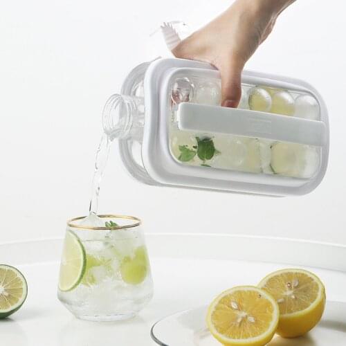 Ice Cube Maker 2 in1 Portable Ice Kettle Form For Whiskey Cocktail DIY Round Ice Ball Party Ice Ball Maker ice mold